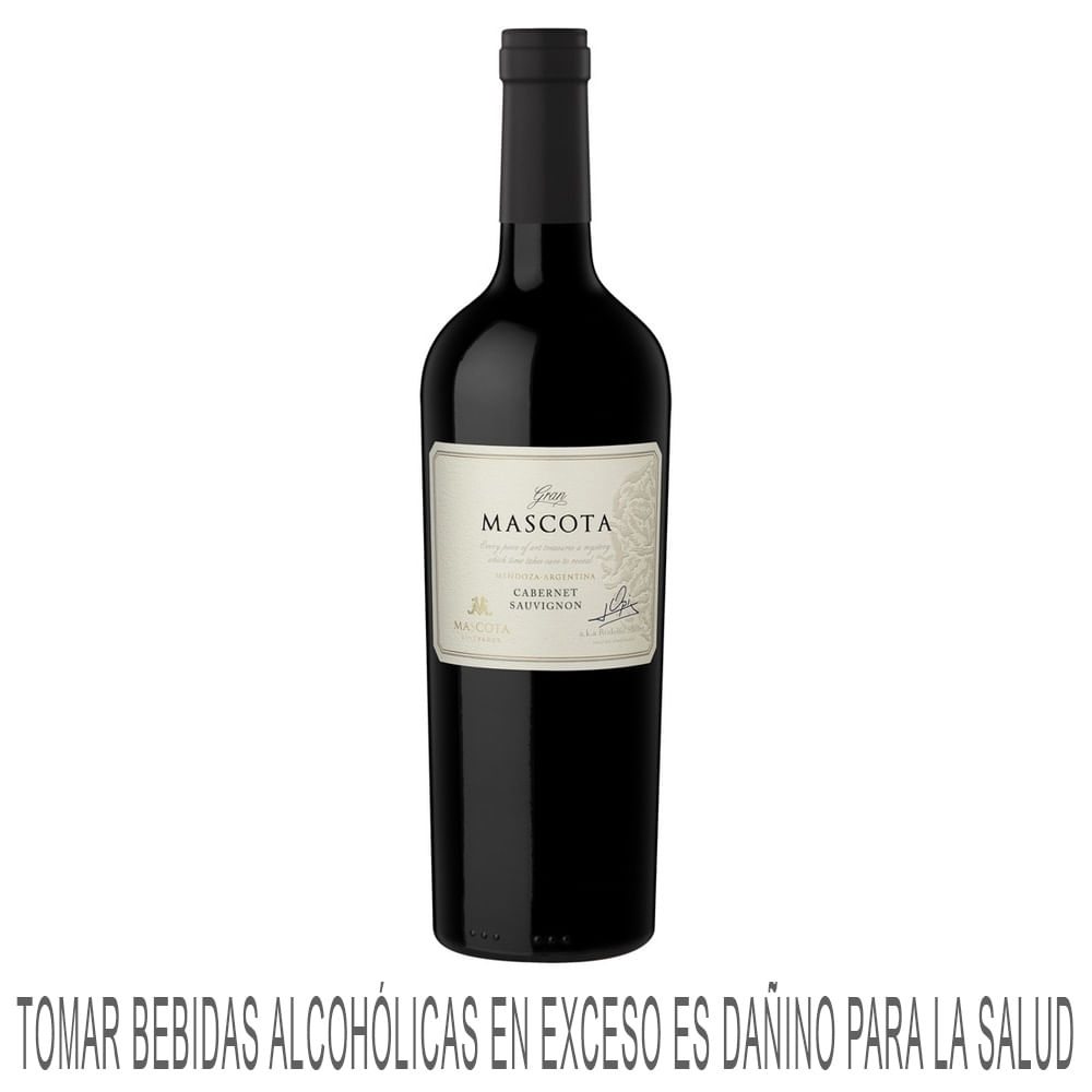 Vino Tinto GRAN MASCOTA Cabernet Sauvignon Botella 750ml