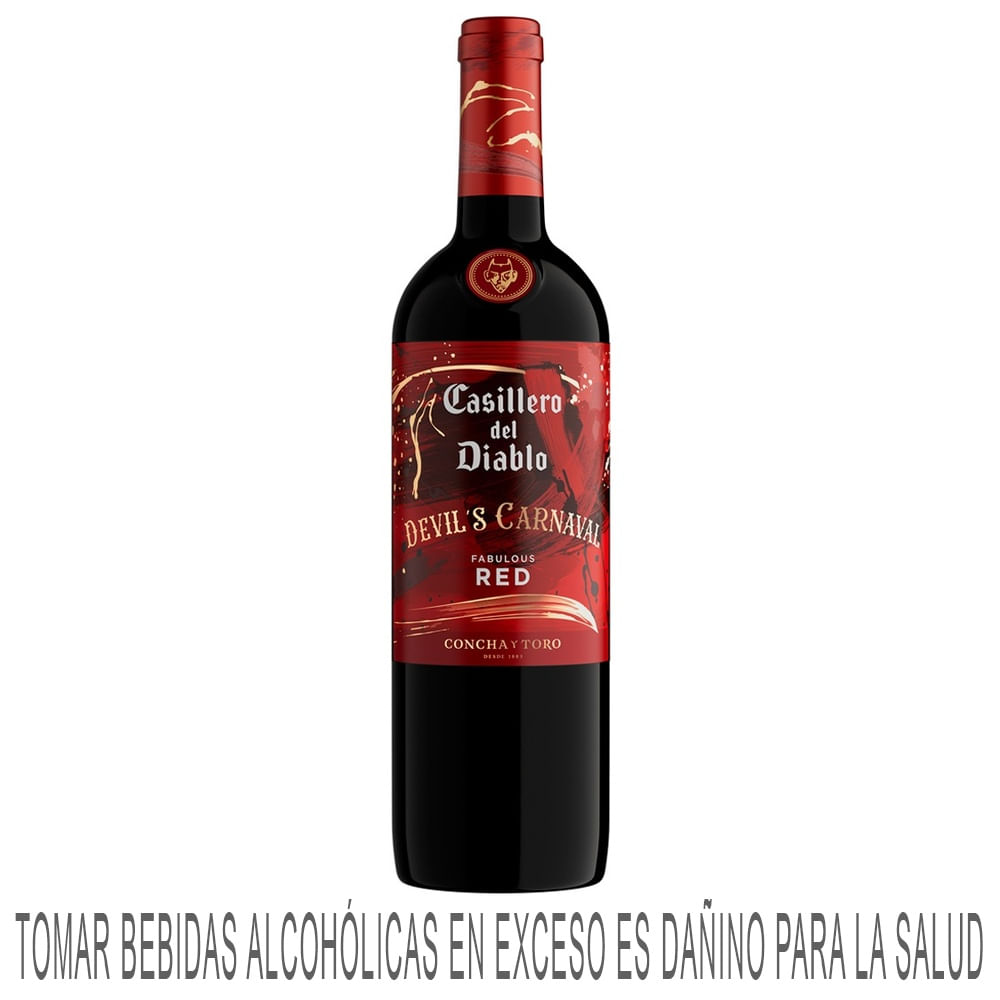 Vino Tinto CASILLERO DEL DIABLO Carnaval Devils Fabulous Botella 750ml