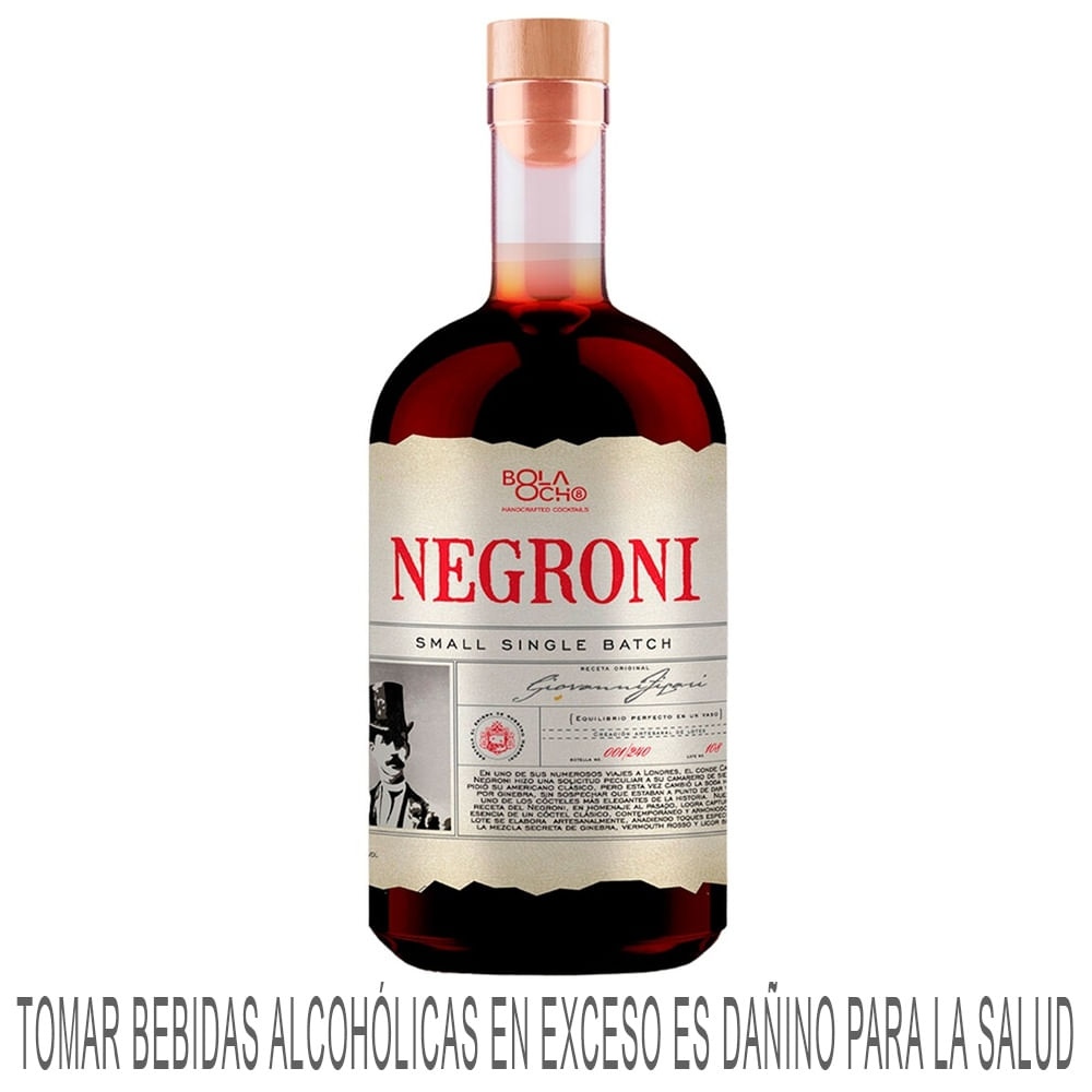 Licor BOLA OCHO Negroni Botella 500ml