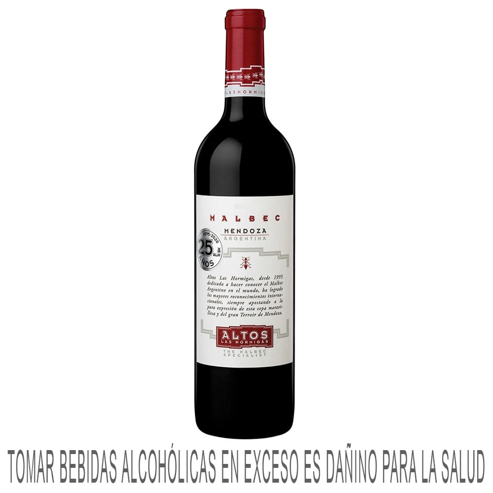 Vino Tinto ALTO LAS HORMIGAS Especialista Botella 750ml