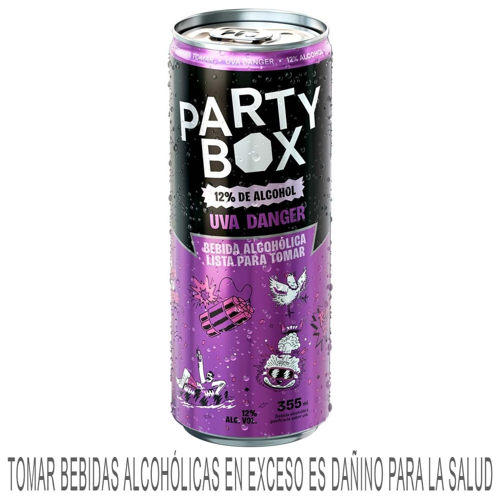 Ready To Drink (RTD) PARTY Uva Danger Lata 355ml