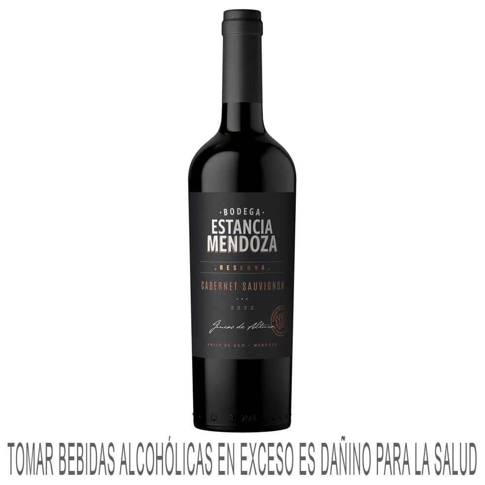 Vino Tinto ESTANCIA MENDOZA Reserva Cabernet Sauvignon Botella 750ml