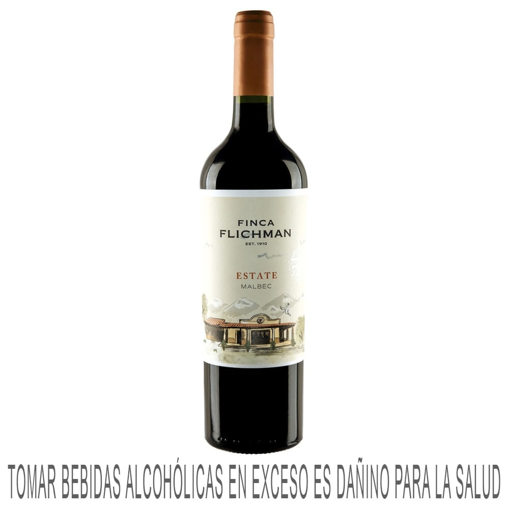 Vino Tinto FINCA FLEICHMAN Estate Malbec Botella 750ml