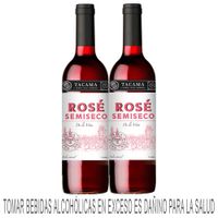 Vino Rose TACAMA Blend Paquete 2un Botella 750ml