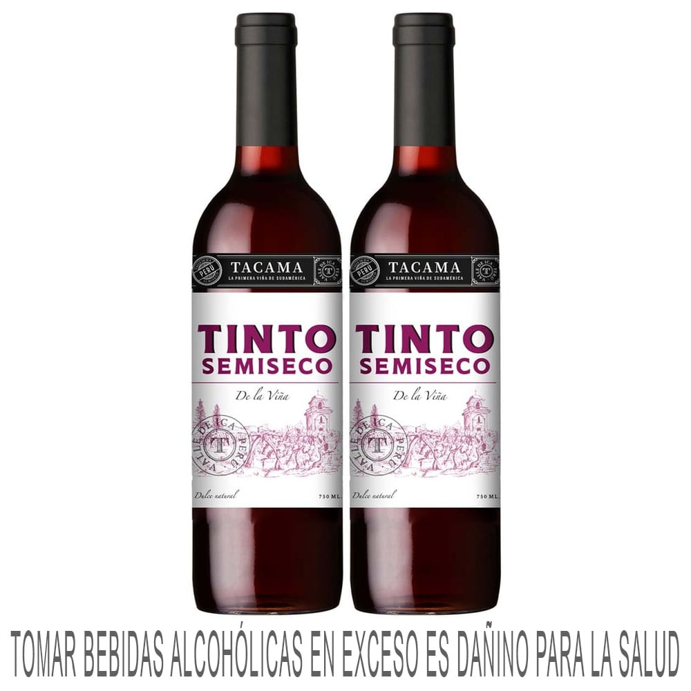 Vino Tinto TACAMA Blend Paquete 2un Botella 750ml