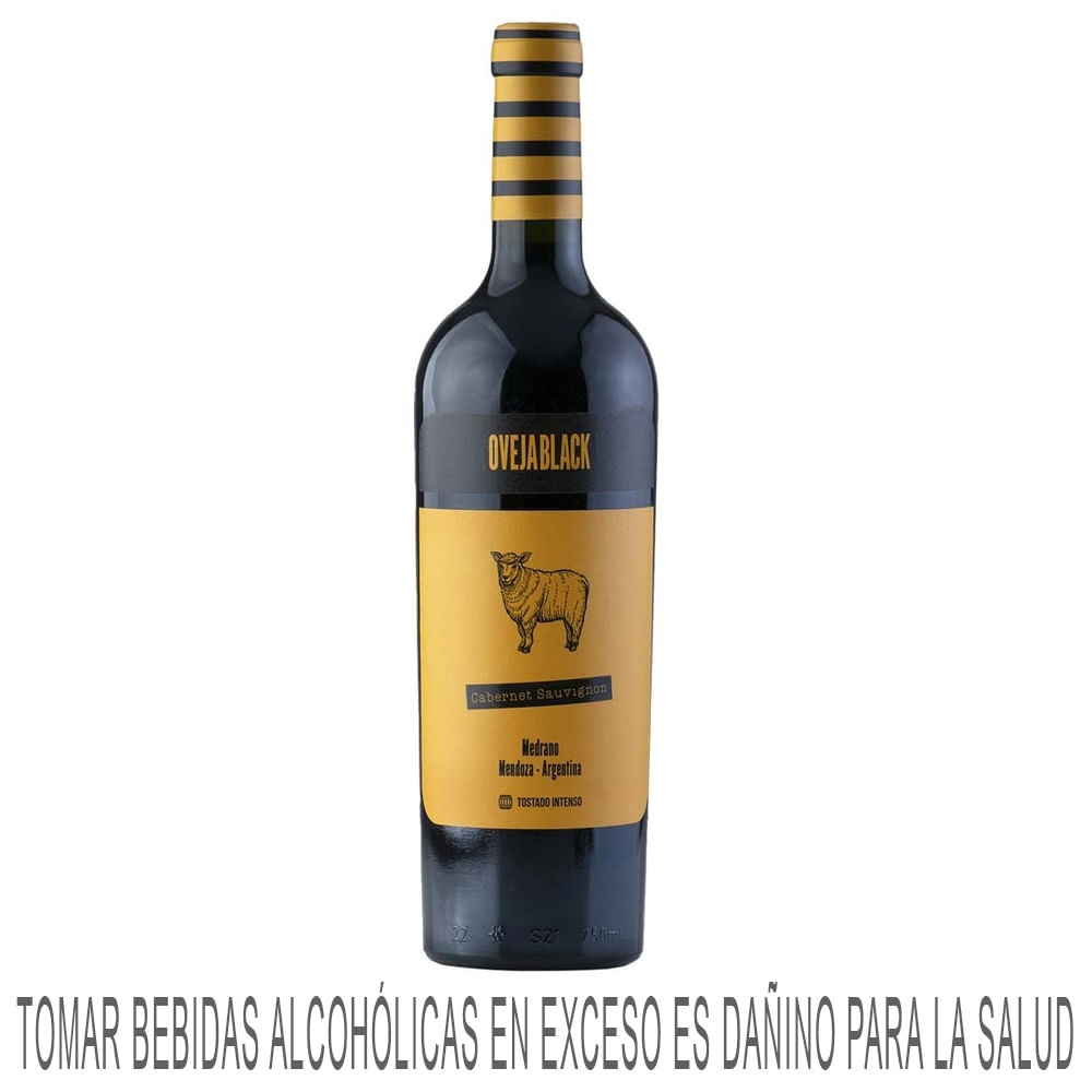 Vino Tinto OVEJA BLACK Cabernet Sauvignon Botella 750ml