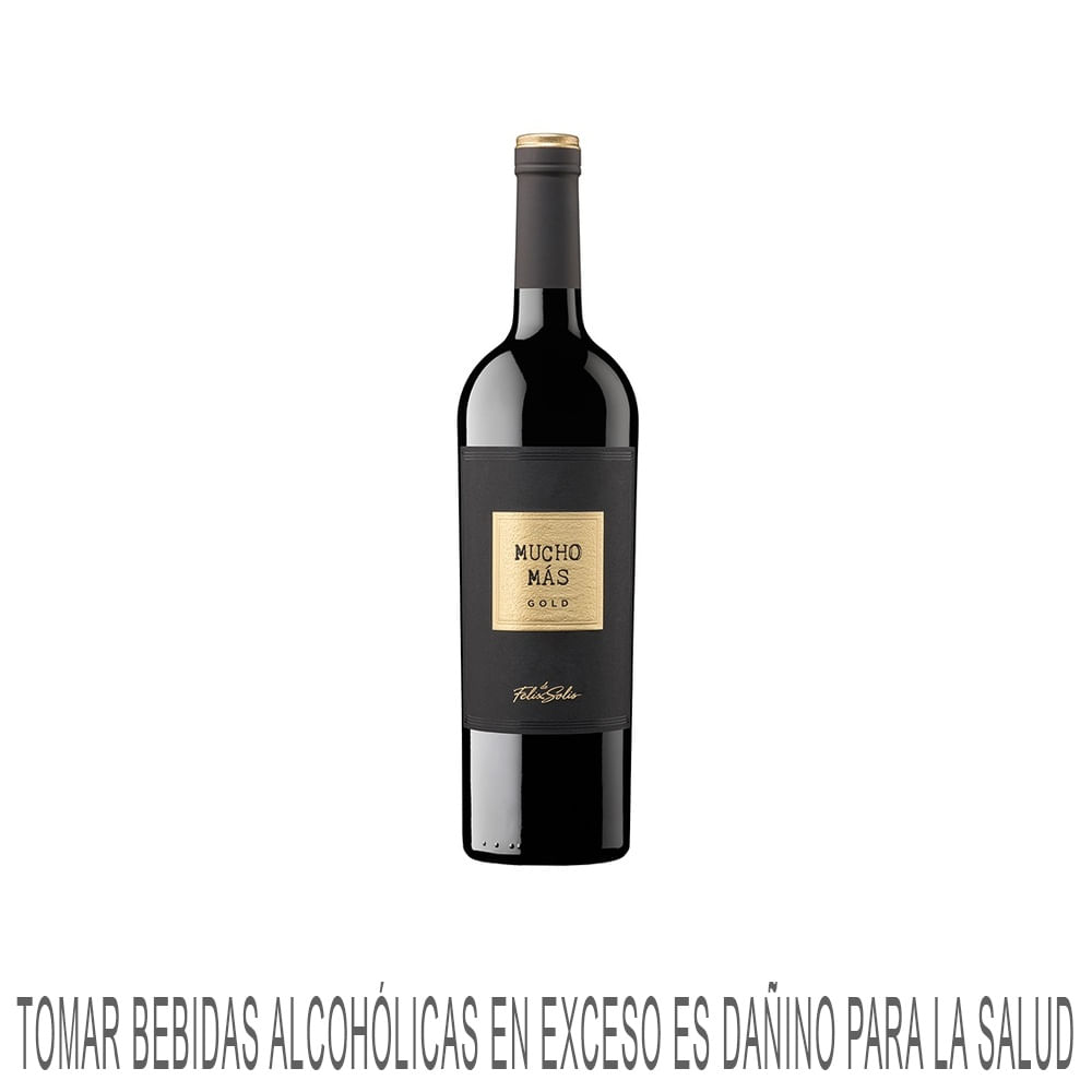 Vino Tinto MUCHO MÁS Gold Botella 750ml