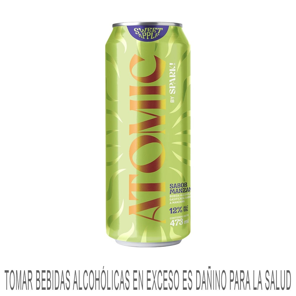 Ready To Drink (RTD) ATOMIC Spark Manzana Lata 473ml