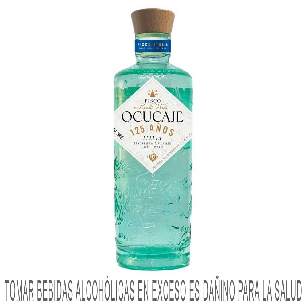 Pisco Mosto Verde OCUCAJE Italia Botella 700ml