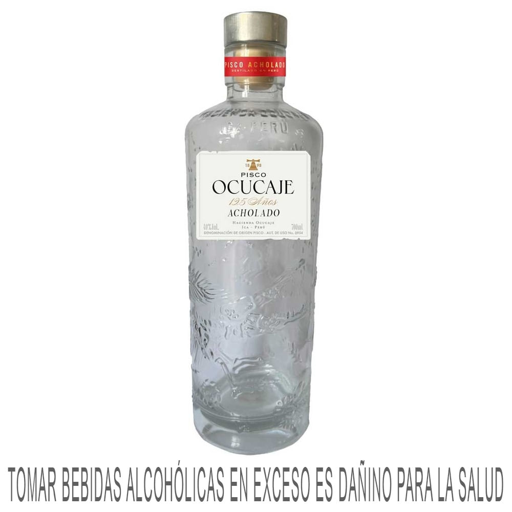 Pisco Puro OCUCAJE Acholado Botella 700ml