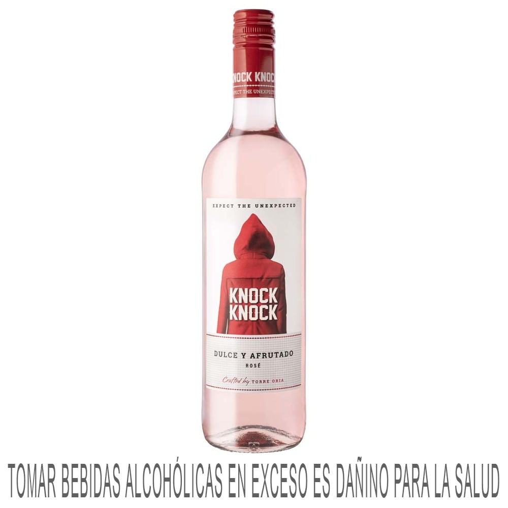 Vino Rosé KNOCK KNOCK Botella 750ml
