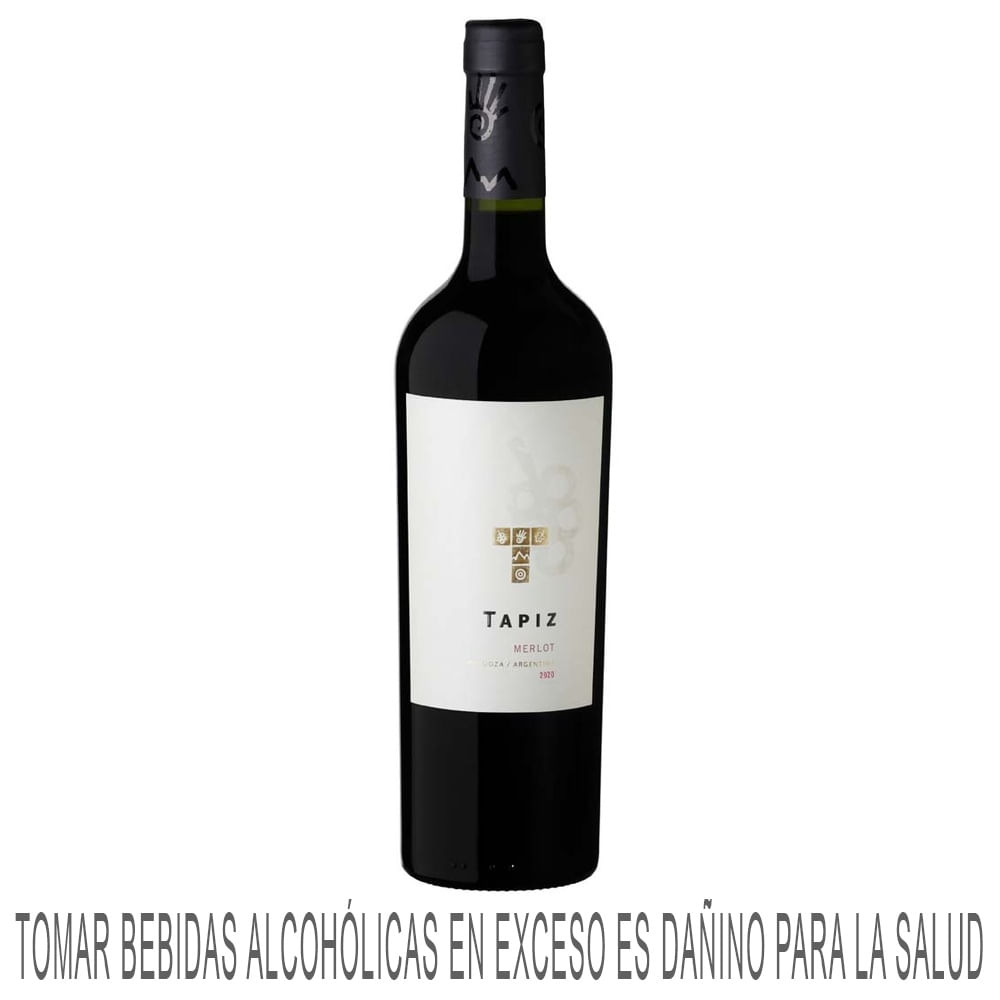 Vino Tinto TAPIZ Classic Merlot Botella 750ml