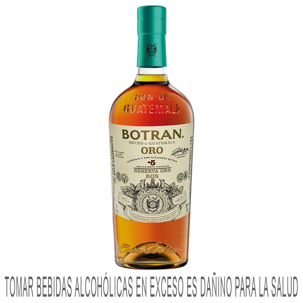 Ron BOTRAN Añejo Oro 5 Años Botella 700ml