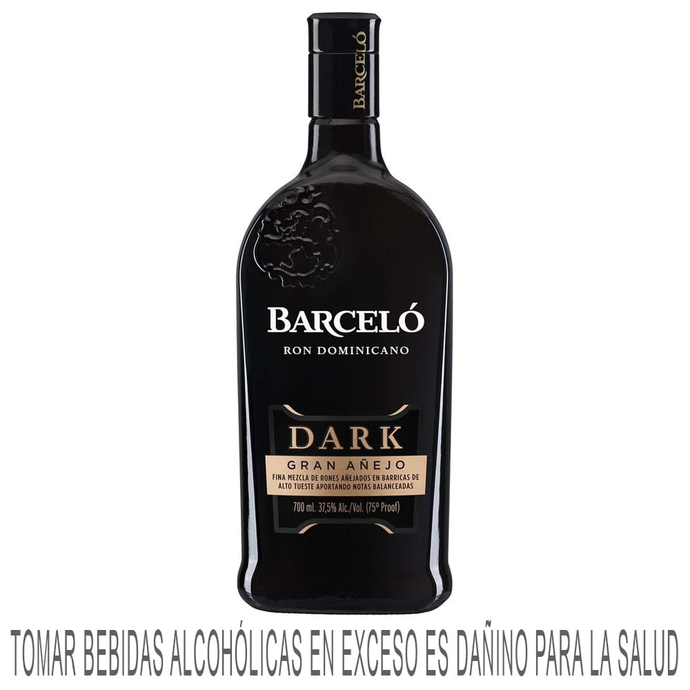 Ron BARCELÓ Dark Gran Añejo Botella 700ml