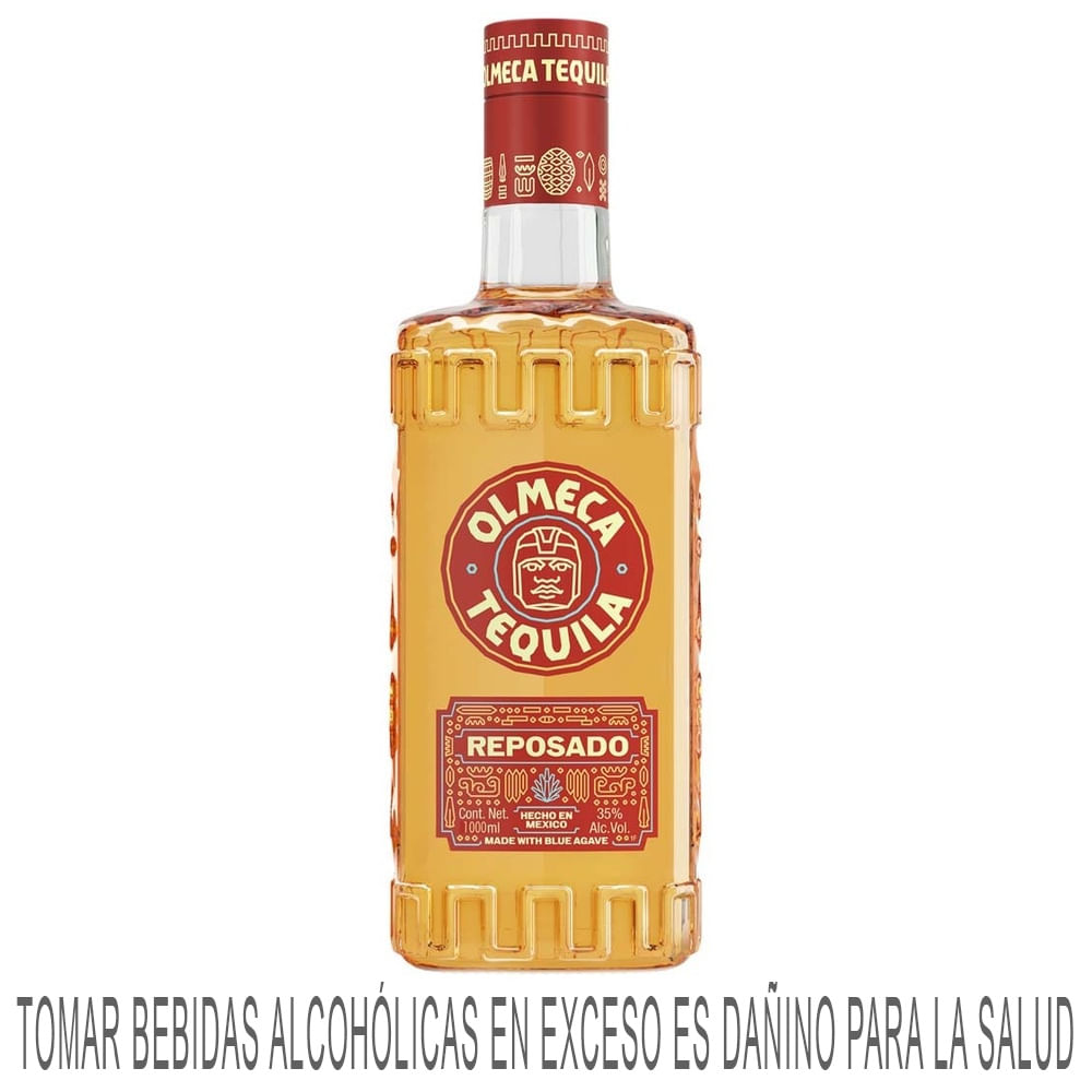 Tequila Reposado OLMECA ALTOS Botella 1L