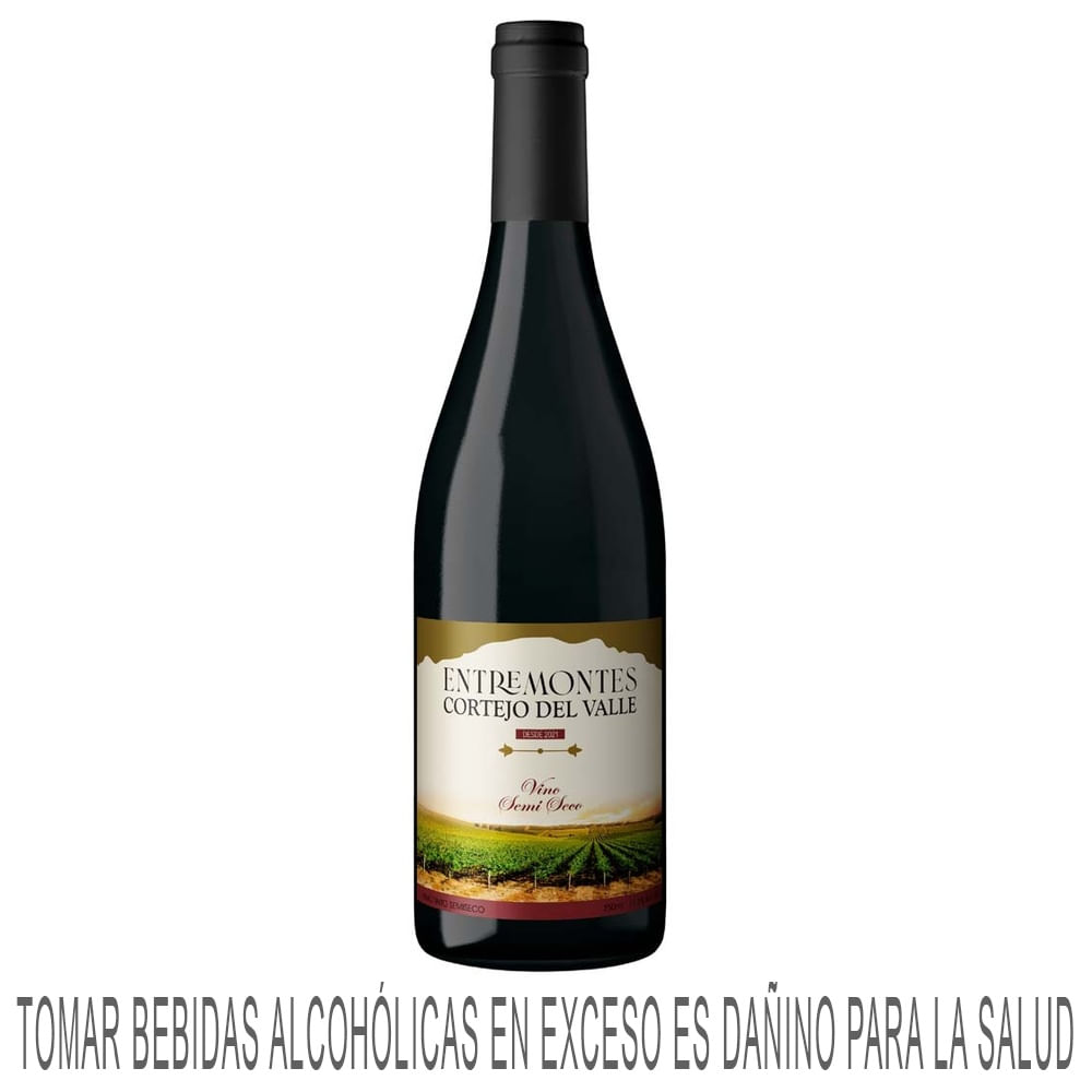 Vino Tinto ENTREMONTES Blend Botella 750ml