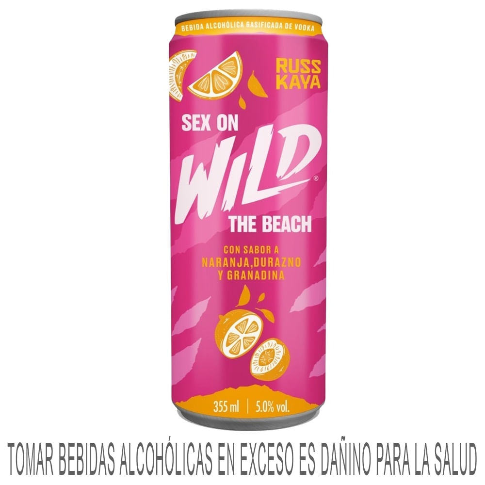 Ready To Drink (RTD) RUSSKAYA WILD Sex on the Beach Lata 355ml
