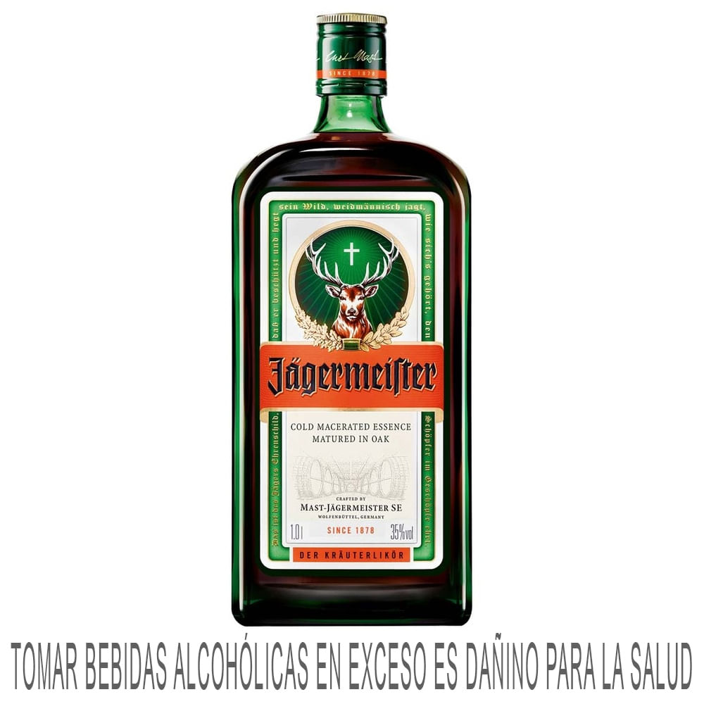 Licor de Hierbas JÄGERMEISTER Botella 1L