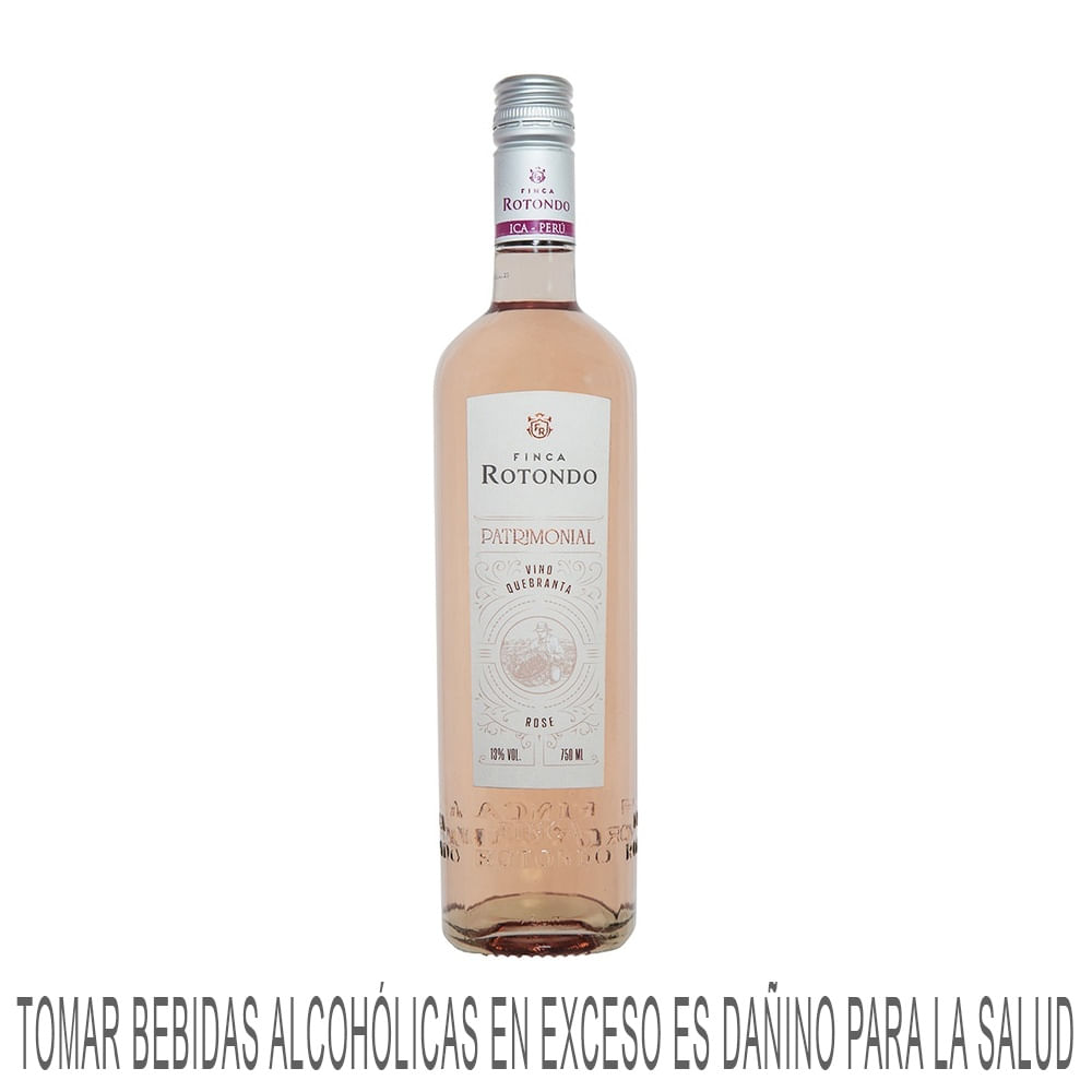 Vino Rosé FINCA ROTONDO Patrimonial Quebranta Botella 750ml