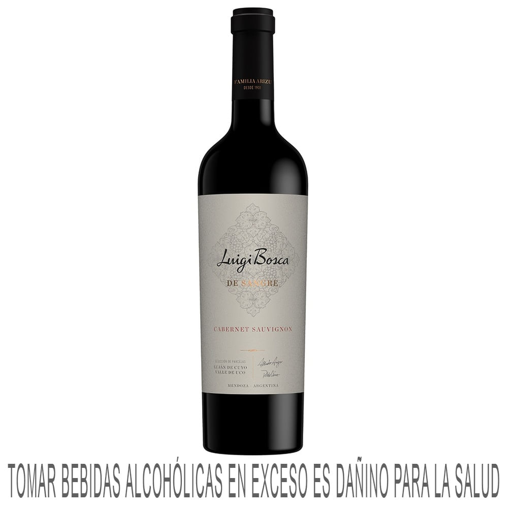Vino Tinto LUIGI BOSCA DE SANGRE Cabernet Sauvignon Botella 750ml