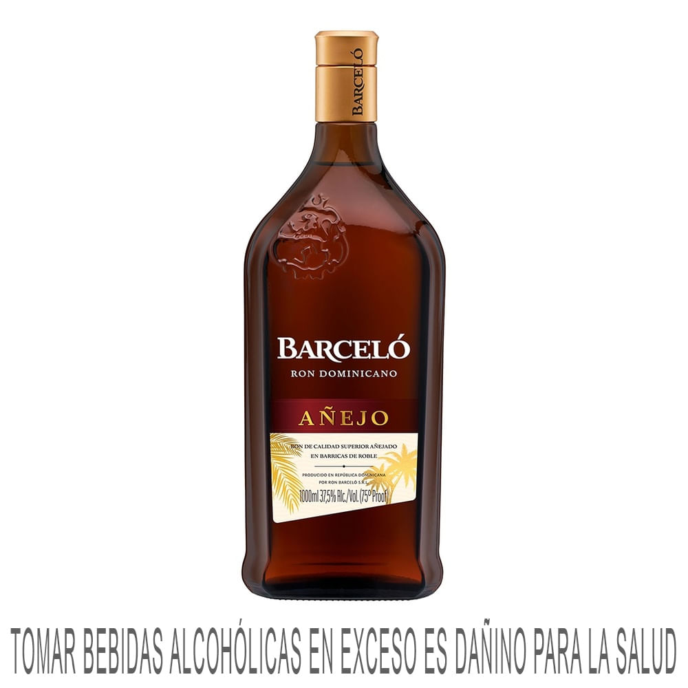 Ron BARCELÓ Añejo Botella 1L