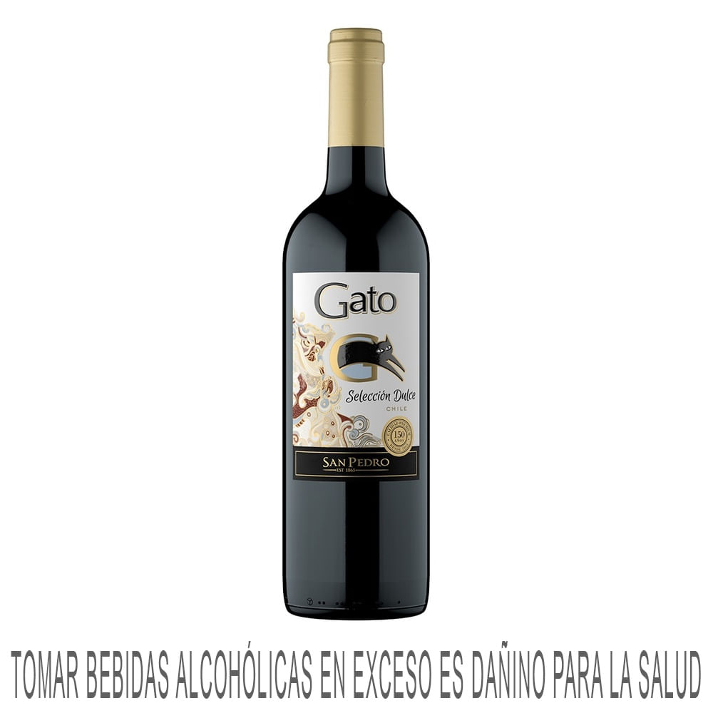 Vino Tinto GATO NEGRO Blend Selección Dulce Botella 750ml