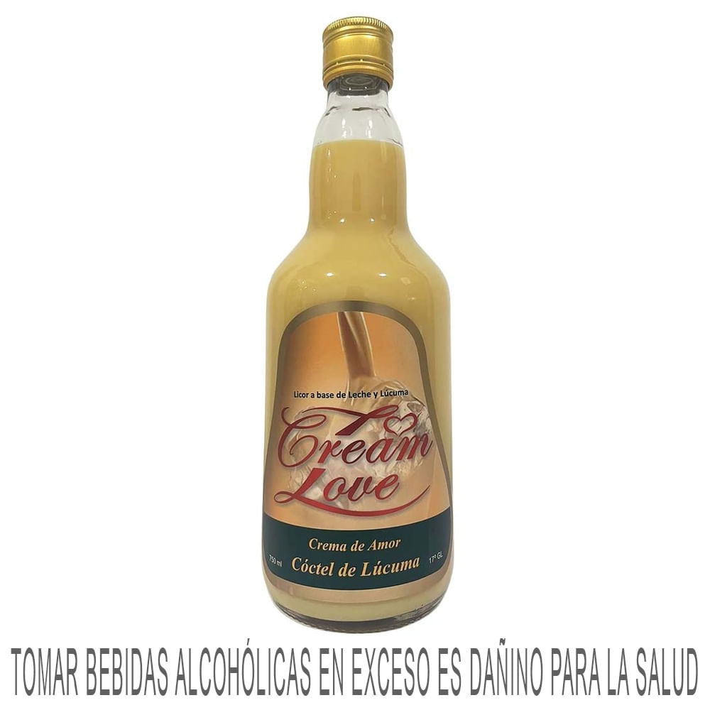 Licor de Lúcuma CREAM LOVE Botella 750ml