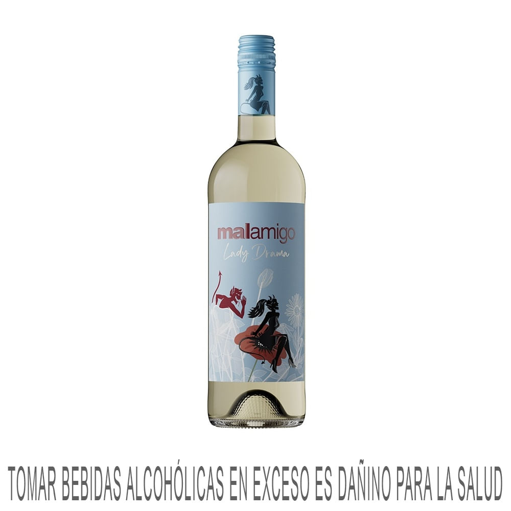 Vino Blanco MALAMIGO Lady Drama White Blend Botella 750ml