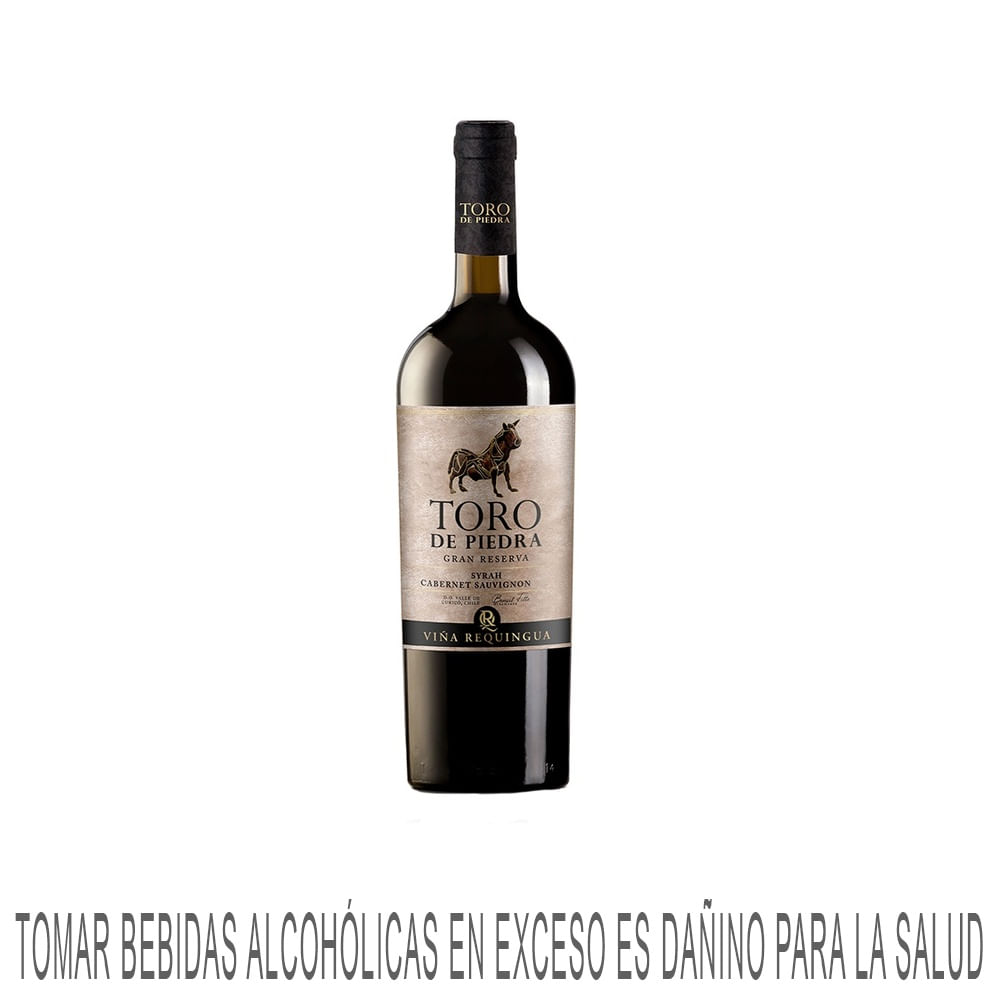 Vino Tinto TORO DE PIEDRA Gran Reserva Blend Cabernet Sauvignon Botella 750ml
