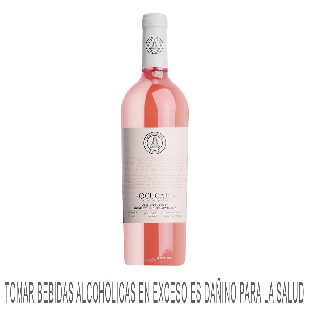 Vino Rosé OCUCAJE Cabernet Sauvignon Joven Botella 750ml