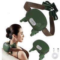 Masajeador Eléctrico Shiatsu Para Cuello y Hombros Diseñado con Forma de Manos Biónicas