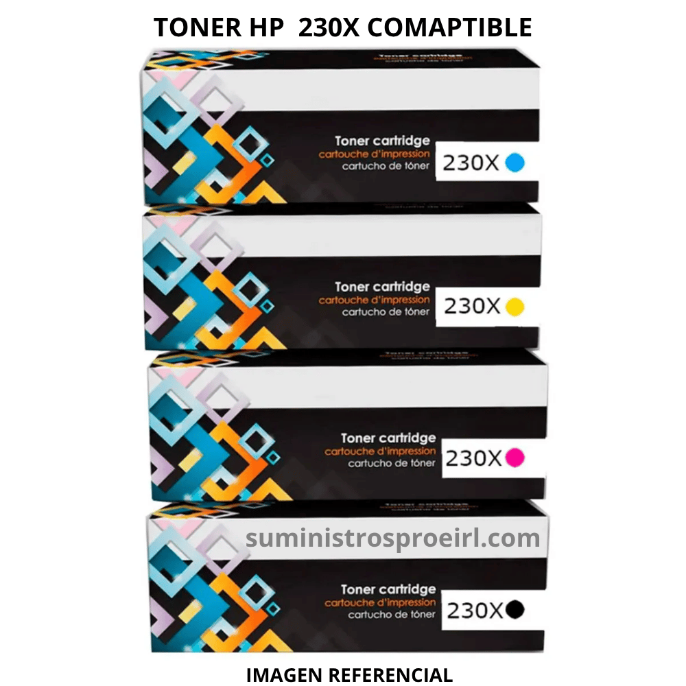 Kit Toner Compatible 230X CYMK para 4203dw MFP 4303fdw