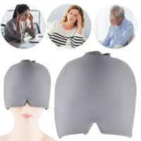 Gorro De Gel Para Aliviar La Migraña - Plomo