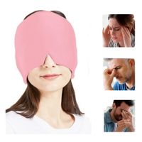 Gorro De Gel Para Alivio De La Migraña - Rosado