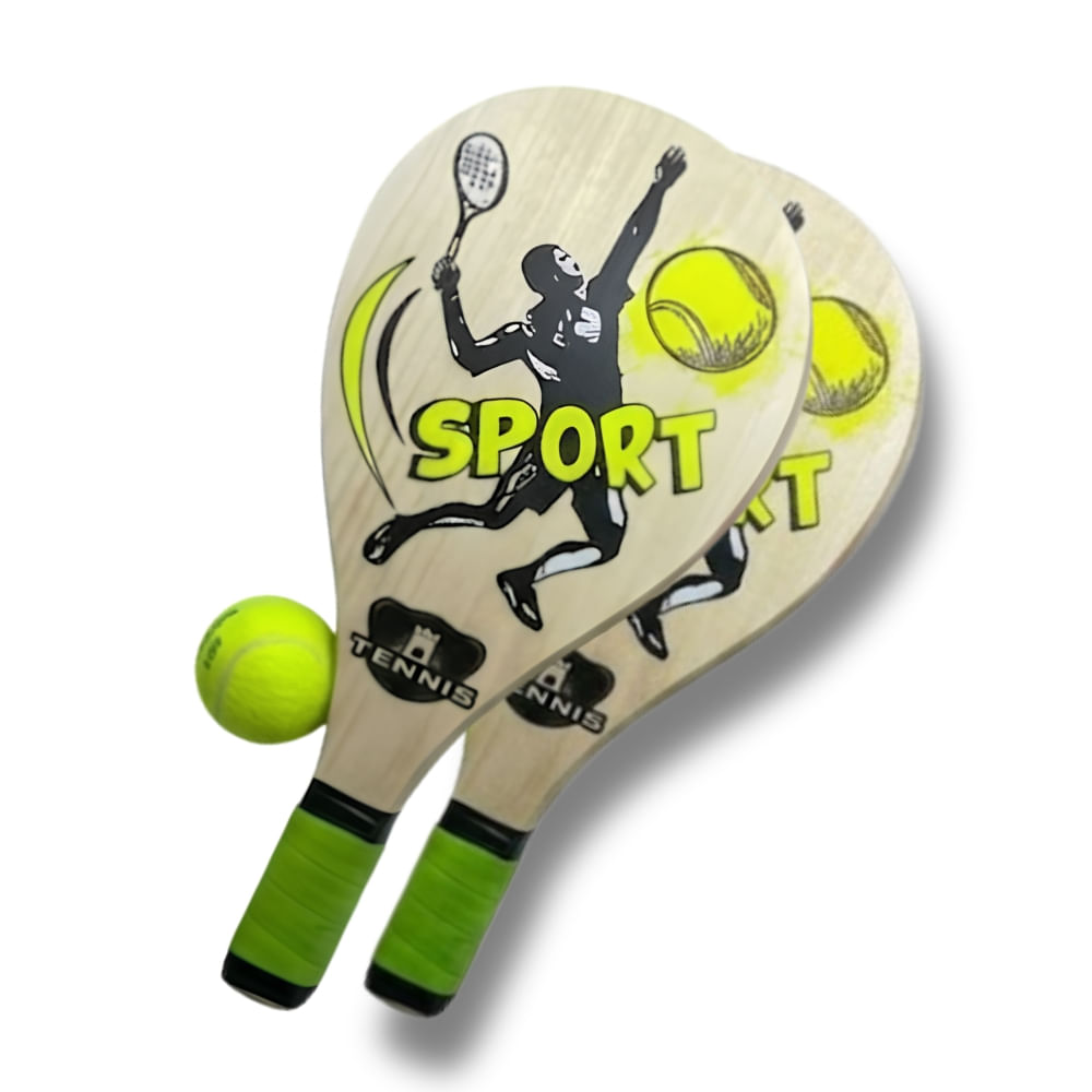 Juego de Raquetas Sport con pelota tennis