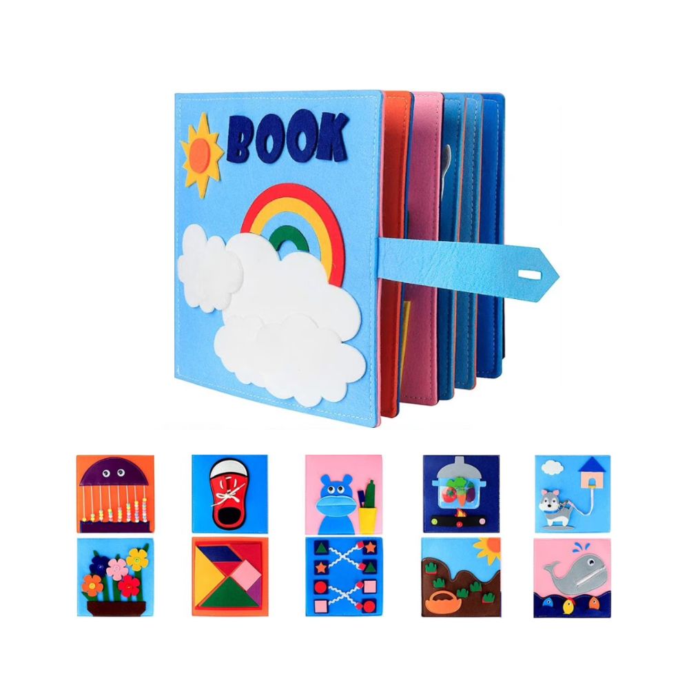 Libro de Aprendizaje Baby Cloth Sensorial