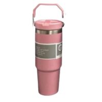 Tomatodo térmico con asa 900 ml Acero Inoxidable color rosa