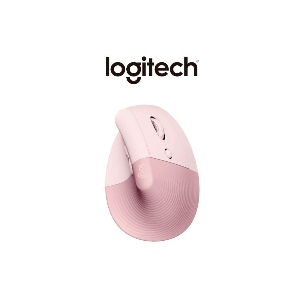 Mouse Logitech Lift Vertical Ergonómico Rosa