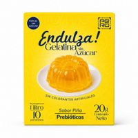 Gelatina Endulza Sabor Piña - Cero azúcar