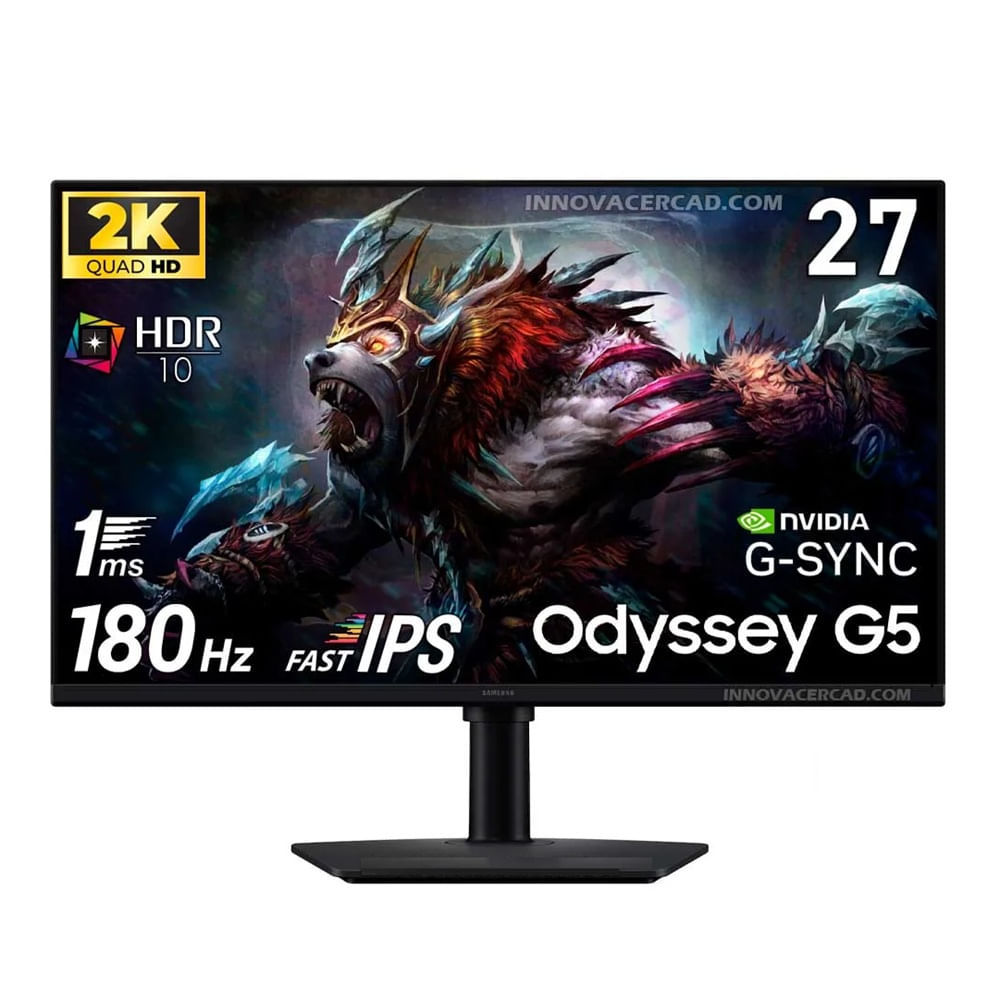 Monitor Samsung Odyssey G5 S27FG500EL 27 Fast IPS 2K QHD Negro