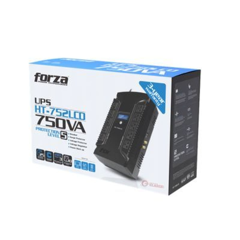 UPS FORZA HT-752LCD 750VA450W 220V USB
