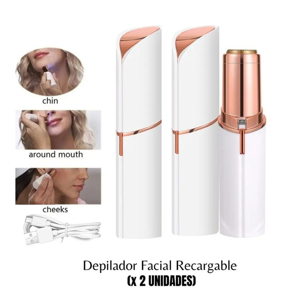 Depilador Facial Recargable x 2 unidades