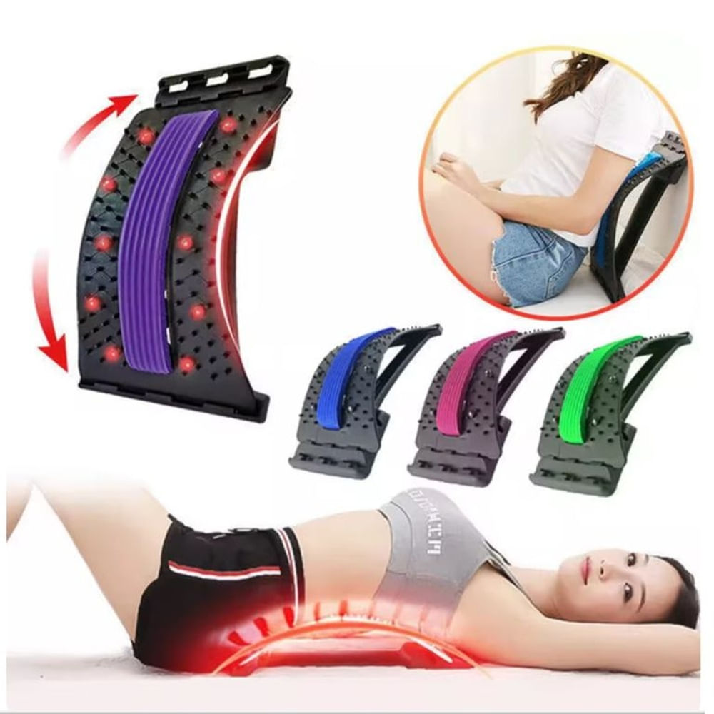Soporte Lumbar - Corrector Masajeador De Espalda