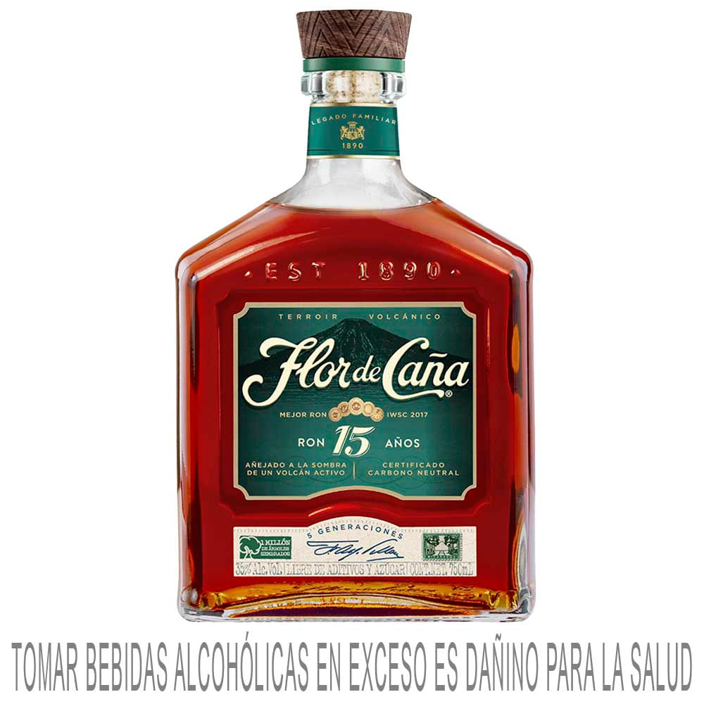 Ron FLOR DE CAÑA Eco Botella 750ml