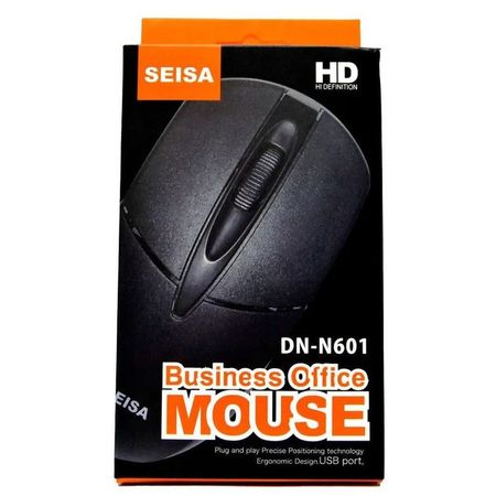 Mouse Optico 1000dpi Alta Sensibilidad Original SEISA 3D Interfaz USB Multicolor