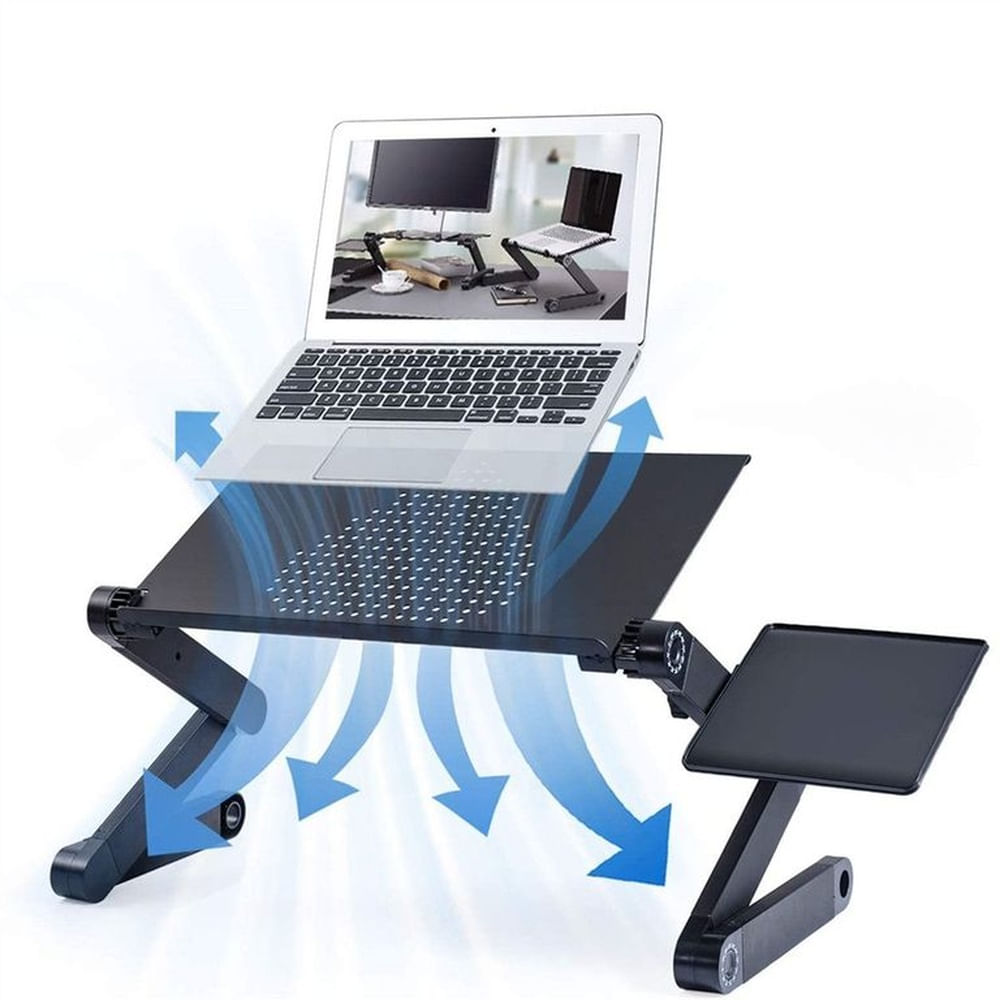 Mesa Portatil Plegable De 360 Alumino Laptop Portatil T8