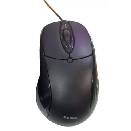 x2 Mouse Optico 1000dpi Alta Sensibilidad Original SEISA Interfaz USB Multicolor