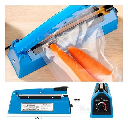 Selladora Electrica Termica Para Plastico Bolsas 40cm Polietileno Multicolor