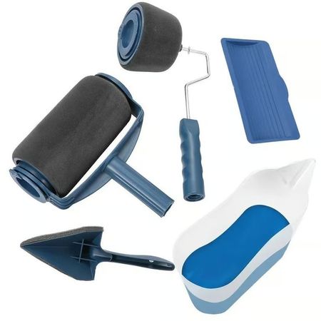 Rodillo para Pintar Pinturas al Agua Kit Completo Multicolor