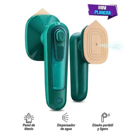 Mini Plancha a Vapor de Mano Electrica Portátil para Viajes